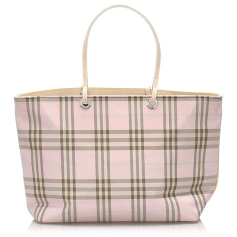 burberry plaid tote nylon|Burberry tote bag.